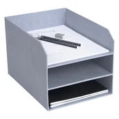 Akcesoria na biurko - Kartonowy organizer na dokumenty Trey – Bigso Box of Sweden - miniaturka - grafika 1