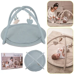 MATA EDUKACYJNA INTERAKTYWNA PLAC ZABAW DLA NIEMOWLĄT LORELLI MOMENTS NIEBIESKA - Maty edukacyjne MATA EDUKACYJNA INTERAKTYWNA PLAC ZABAW DLA NIEMOWLĄT LORELLI MOMENTS NIEBIESKA - Maty edukacyjne - miniaturka - grafika 1