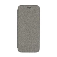 Etui i futerały do telefonów - Vennus Bawełniane etui książkowe dla Apple iPhone X/iPhone XS - Szare KP18011 - miniaturka - grafika 1