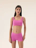 Majtki damskie - Majtki typu szorty Larleen Bloovii różowy M - miniaturka - grafika 1