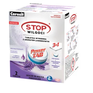 Tabletki wymienne Stop Wilgoci PowerTAB Lawenda 2 x 300 g Metylan - Inne artykuły czyszczące - miniaturka - grafika 1