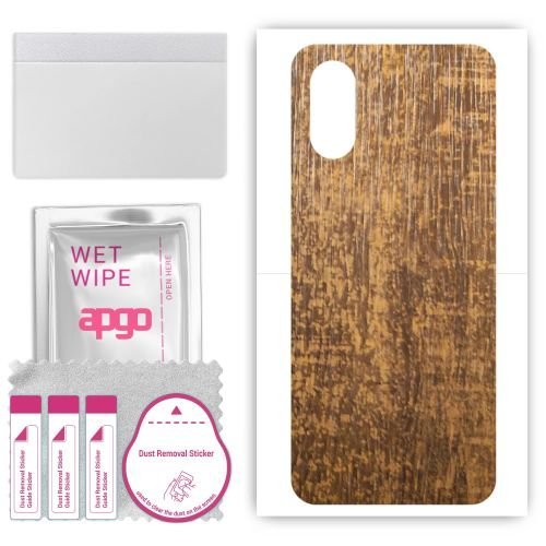 folia naklejka skórka strukturalna na TYŁ do Sony Xperia 1 VI - Drewno Dąb Stary - apgo SKINS