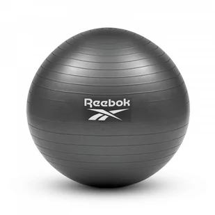 REEBOK PIŁKA GIMNASTYCZNA 75 CM CZARNA RAB-12017BK Z POMPKĄ - Piłki do ćwiczeń - miniaturka - grafika 1