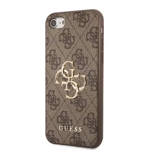 Guess GUHCI84GMGBR iPhone 7/8/SE 2020/2022 brązowy/brown hardcase 4G Big Metal Logo - Etui i futerały do telefonów - miniaturka - grafika 2