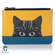 Portfele - Bilonówka damska Ciekawski Kot Yoshi Y1321 - miniaturka - grafika 1