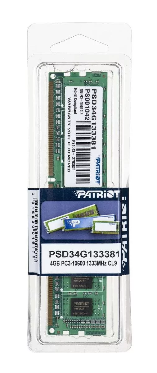 Patriot 4GB PSD34G133381 DDR3