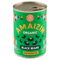 Kasza - Amaizin Fasola czarna w zalewie BIO 400g - Amaizin - miniaturka - grafika 1