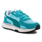 Buty sportowe męskie - Buty Puma Wild Rider Vintage M 381595-03 niebieskie - miniaturka - grafika 1