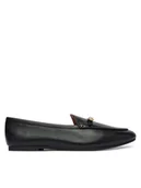 Półbuty damskie - LOVE MOSCHINO Loafersy JA10031G1OIE0000 Czarny - miniaturka - grafika 1