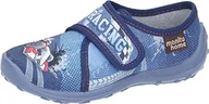 Kapcie damskie - Manitu Chłopięce kapcie domowe, niebieski, 33 EU - miniaturka - grafika 1