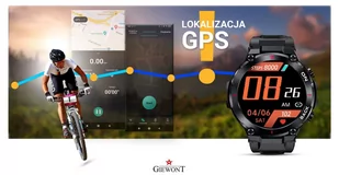 Giewont GW460 Czarny - Smartwatch - miniaturka - grafika 2