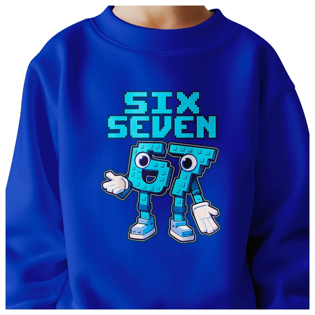 BLUZA DZIECIĘCA 67 SIX SEVEN KLOCKI VIRAL DLA CHŁOPCA DZIEWCZYNKI 146-152