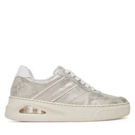 Sneakersy damskie - Sneakersy Rieker N6402-40 Srebrny - miniaturka - grafika 1