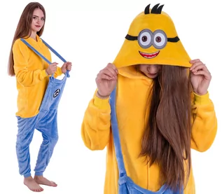 Piżamy chłopięce - Minionek Piżama Kigurumi Minionki Dzieci 170 - grafika 1