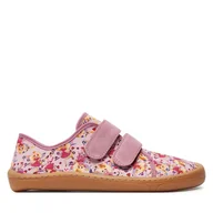Buty dla dziewczynek - Kapcie Froddo Barefoot Canvas G1700390-3 D Różowy - miniaturka - grafika 1