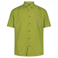 Koszule męskie - CMP Koszula męska 30t9937 koszula, olej siarkowy zielony, 52 - miniaturka - grafika 1