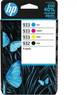 HP 932/933 6ZC71AE CMYK Black 4-Pack - Tusze oryginalne - miniaturka - grafika 1