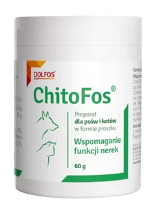 DOLFOS Chitofos - Suplement diety dla psów i kotów wspomagający funkcje nerek - Suplementy i witaminy dla kotów - miniaturka - grafika 1