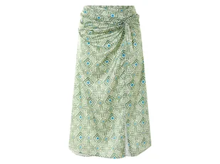 esmara® Spódnica midi damska o wyglądzie satyny (Zielony/wzorzysty, 46) - Spódnice esmara® Spódnica midi damska o wyglądzie satyny (Zielony/wzorzysty, 46) - Spódnice - miniaturka - grafika 1