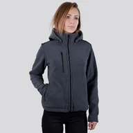 Bluzy sportowe damskie - POLSKI Gruby Polar Damski Roboczy Bluza 360 Kaptur Szary MAV-204 SZARY - miniaturka - grafika 1