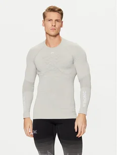X-Bionic Bielizna termoaktywna górna Energy Accumulator 4.0 Shirt Lg Sl EA-WT06W19M Szary Slim Fit - Pozostała odzież narciarska - miniaturka - grafika 1