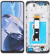 Części serwisowe do telefonów - Oryginalny wyświetlacz LCD + ekran dotykowy Motorola Moto E22 E22i (Regenerowany) Ramka czarna - miniaturka - grafika 1