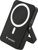 Powerbanki - Verbatim Charge n Go 10000mAh z podstawką Magnetic Wireless 20 W Czarny - miniaturka - grafika 1