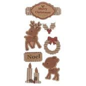 Scrapbooking - Naklejki 3D Craft Święta1 7 Szt Dalprint - miniaturka - grafika 1