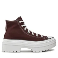 Trampki damskie - Trampki Converse Chuck Taylor All Star Lugged Heel A09401C Bordowy - miniaturka - grafika 1