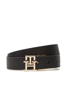 Tommy Hilfiger Pasek Damski Th Modern 3.0 Rev AW0AW17495 Czarny - Paski - miniaturka - grafika 1