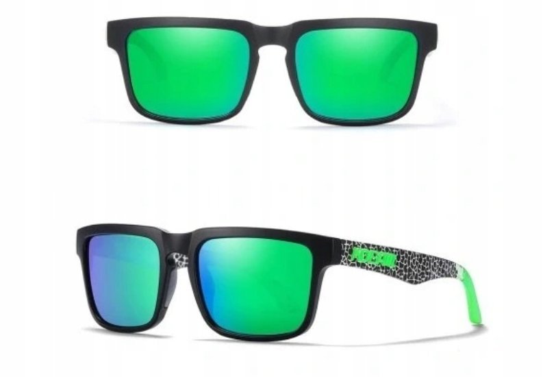 Okulary przeciwsłoneczne KDEAM C2 Klasa Premium UV400 zielone