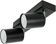 Lampy sufitowe - Lampa ścienno-sufitowa Orno AD-OP-6194BGU10 Czarna - miniaturka - grafika 1
