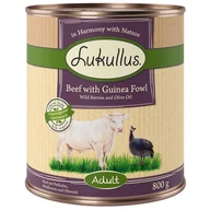 Mokra karma dla psów - Megapakiet Lukullus Naturkost, 24 x  800 g - Wołowina i perliczka (bez zbóż) - miniaturka - grafika 1