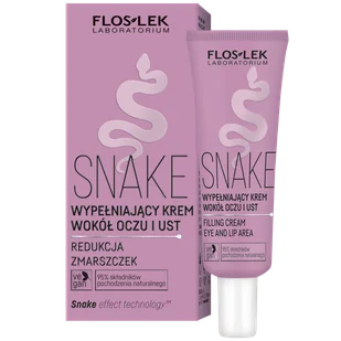 Floslek Laboratorium Snake, wypełniający krem wokół oczu i ust, 30 ml - Kremy do twarzy - miniaturka - grafika 1