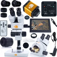 Mikroskopy i lupy - Mikroskop Rosfix ZESTAW MIKROSKOP OPTYCZNY MERCURY 270x KAMERA 12MPIX HD+ UCHWYT WYŚWIETLACZ - miniaturka - grafika 1