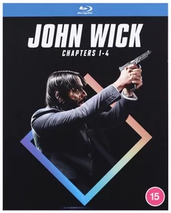 John Wick Quadrilogy (4 Films) - Filmy akcji Blu-Ray - miniaturka - grafika 1