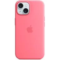 Etui i futerały do telefonów - Etui APPLE Silicone Case MagSafe do iPhone 15 Różowy - miniaturka - grafika 1