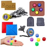 Gry planszowe - Zestaw 5 gier Squid Game Leantoys - gra - miniaturka - grafika 1