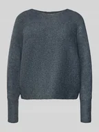 Swetry damskie - Sweter z dzianiny o kroju regular fit z rękawami nietoperzowymi model ‘DANIELLA’ - miniaturka - grafika 1