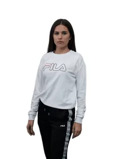 Bluzy damskie - FILA Damska bluza na siedzeniu, jasna biel, XL, Bright White, XL - grafika 1