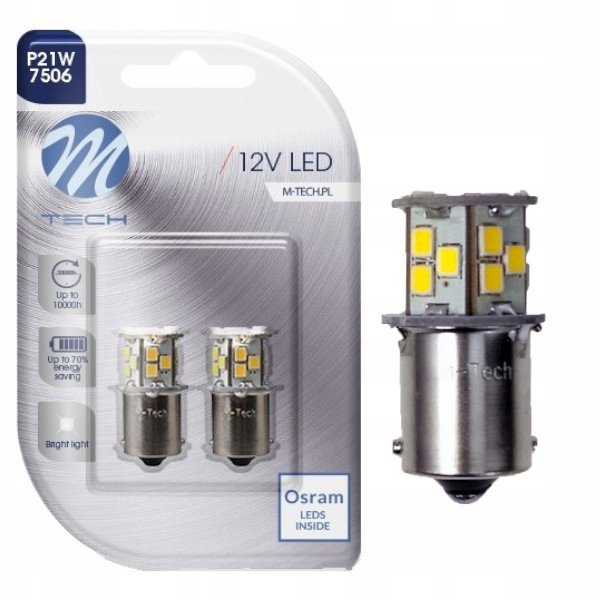 Żarówka R5w Ba15s Osram Led M-tech Retrofit Biała