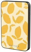 Powerbanki - BURGA Magnetic Power Bank 5,000mAh Lemon Tart gunmetal - miniaturka - grafika 1
