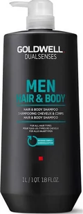 Goldwell Złota Well dualsenses Men Hair & Body Shampoo 1000 ML oczyszczania orzeźwiającym do włosów i ciała 4021609026556 - Szampony dla mężczyzn - miniaturka - grafika 1