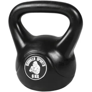 Gorilla Sports Kettlebell 6kg Winylowe 100342-00006-0011 - Kettlebell - miniaturka - grafika 1