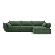 Narożniki - Ciemnozielony narożnik (prawostronny) Vanda – Mazzini Sofas - miniaturka - grafika 1
