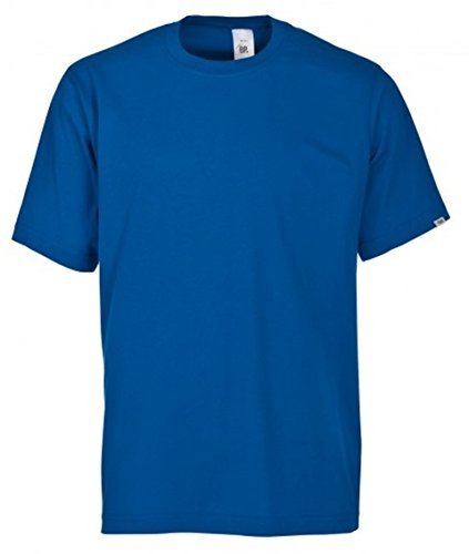 BP 1221-170-13-L T-shirt unisex, rękawy 1/2, okrągły dekolt, długość 70 cm, 160,00 g/m² czysta bawełna, królewski błękit,L