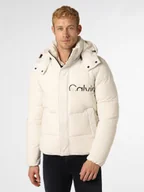 Kurtki męskie - Calvin Klein Jeans Męska kurtka pikowana Mężczyźni biały jednolity, XL - miniaturka - grafika 1