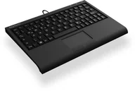 Klawiatury - KeySonic ACK-3410 klawiatura USB QWERTZ Niemiecki Czarny 60377 - miniaturka - grafika 1