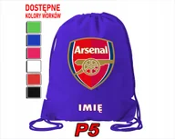 Torby szkolne - WOREK SZKOLNY NA WF TRENING BUTY SPORTOWY DLA FANA PIŁKARSKI KLUBY - miniaturka - grafika 1