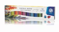 Kredki, ołówki, pastele i pisaki - Astra Pastele suche 12kol Prestige 323117001 - miniaturka - grafika 1